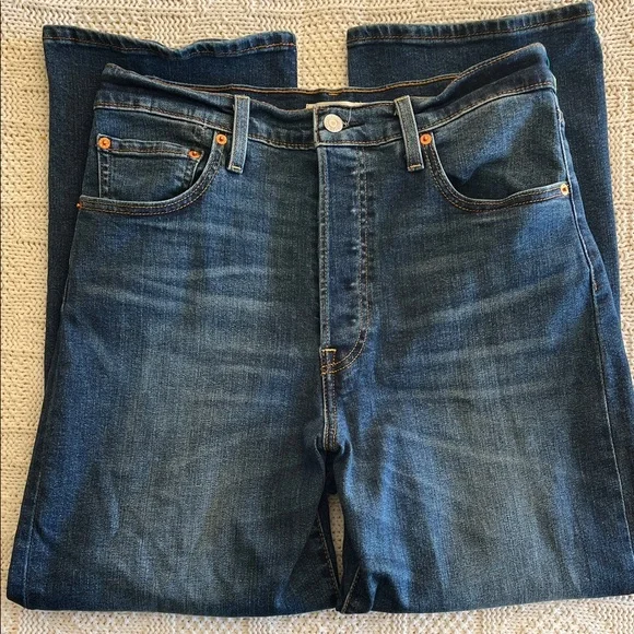 Levi's Ribcage Straight Ankle Women's Jeans Sz 31 - Picture 4 of 14